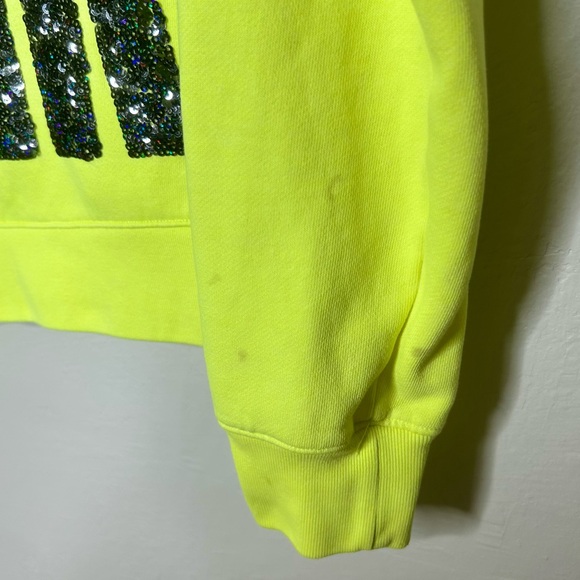 RARE PINK VICTORIA’S SECRET NEON OMBRÉ BLING FULL ZIP HOODIE - Picture 10 of 11